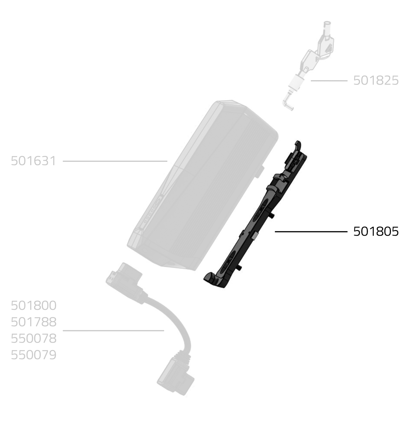 FIT support de batterie BAT Buddypack