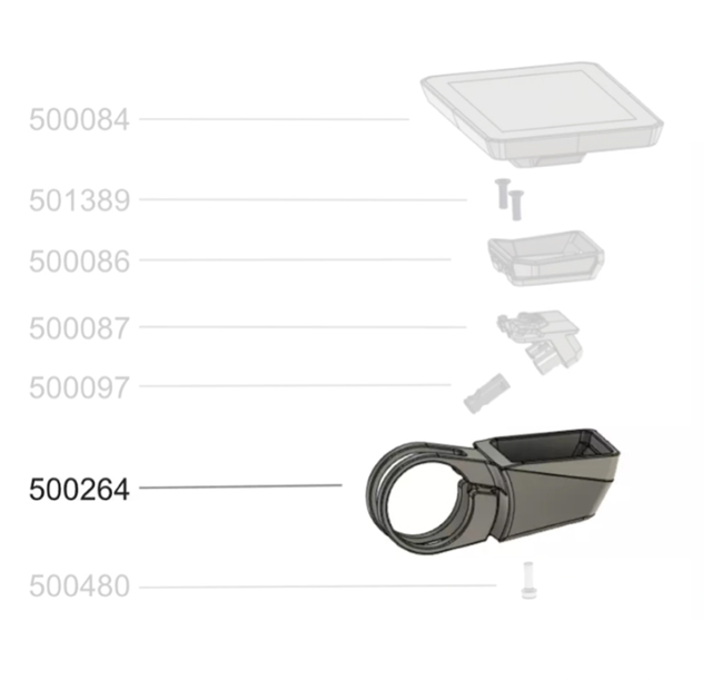 FIT Halter 31.8 mm für Center Display