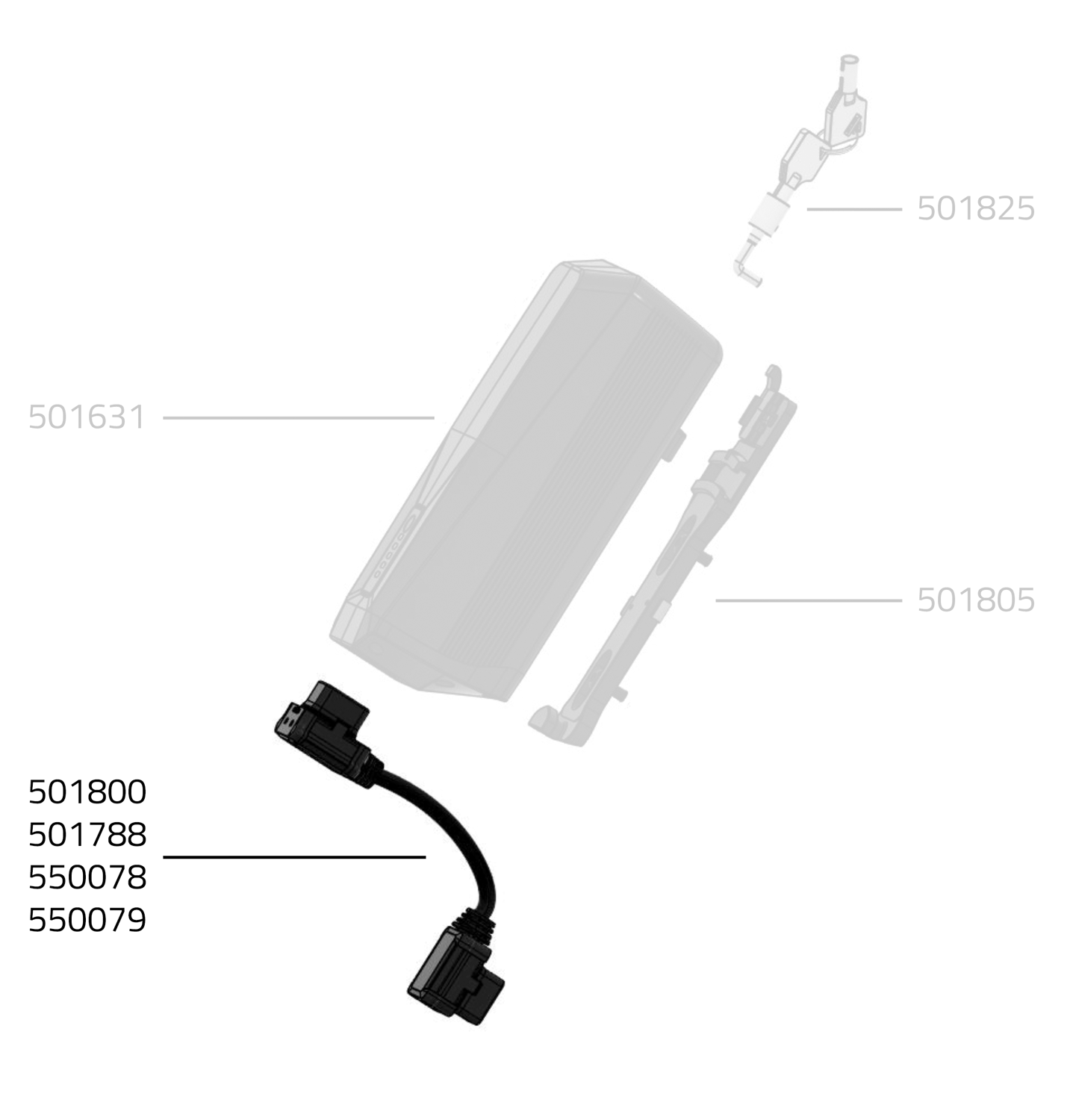 FIT cable de conexión para BAT Buddypack
