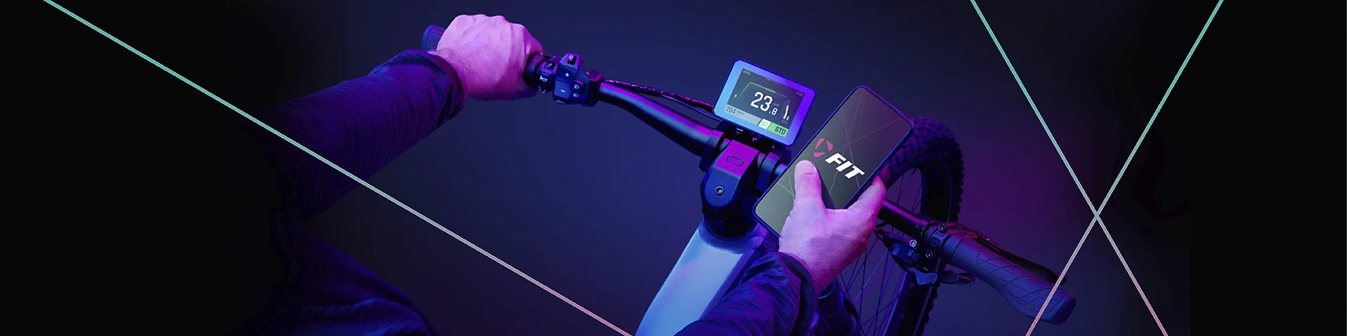 FIT Headerbild Mobile mit E-Bike Control App